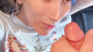 CosmicStarLight - massive facial in bed