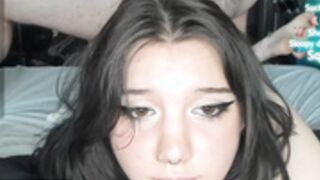 cute french girl proneboned till creampie