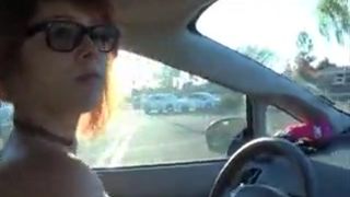 Hayden Sage driving naked