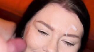 ambsxx hotwife dogging stranger blowbang bukkake comp