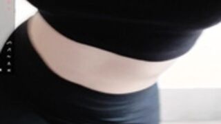 angeellina stockings, no panties
