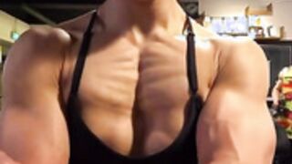 Asian cute face shredded PECS