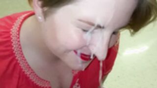 ellie silk huge facial