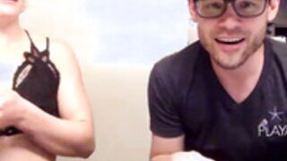 blonde cam girl sucks roommate 29.01.21
