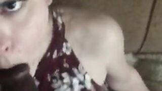 Brina sucks dick