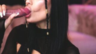 ravennadarcy closeup dildo blow job