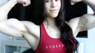 Young Ariel flexing
