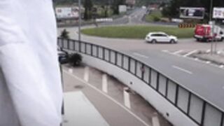 Babe FIT Girl Masturbates in Public Strangers