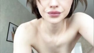 Camilla_Railian shows pierced nipples an natural tits