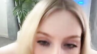 Caseycumface blowjob and doggystyle fuck show