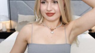 Blonde sweaty armpits liciking