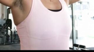 sexy baby ash showing armpit