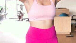 sexy baby ash showing armpit