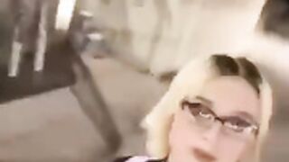 Sidney Grey trans slut in public