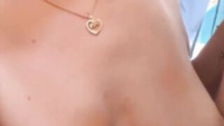ancouple90s blowjob with tits out