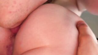 Oypo sloppy blowjob and lick ass