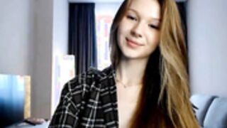CuteBlonde on public happy time on MFC