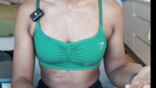 sexy natty bodybuilder workout