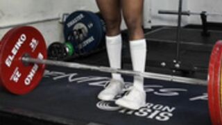 sexy natty bodybuilder workout