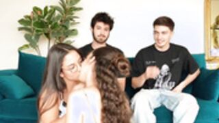 Itsxlilix And Alya Ferrari Intense Foursome Fuck