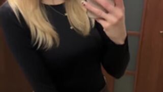 Sexy Polish slut in miniskirt and silky black pantyhose 3