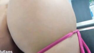 Mollyboots anal glass dildo