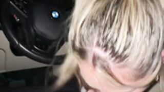 Carter Cameron Blows And Rides A BBC In Car