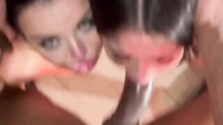 Payton Preslee And Carolina Cortez Outdoor Threesome
