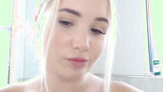 bridgetjean dildo tease & fuck in the shower