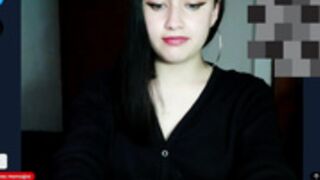 Goth fuck her pussy and do footjob