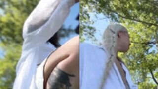 Charming_Ritta NewLale ElizaFi trio pussy trio public 10