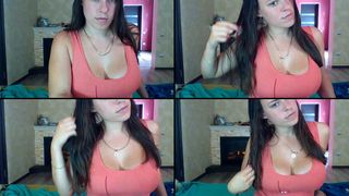 Yourfantasies15 riding dildo from front and back, close up of the pussy in cam recording 2017-08-13_153654