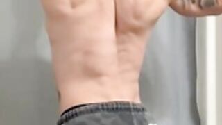 Alpha stud jerks off