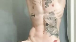 Alpha stud jerks off