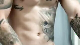 Alpha stud jerks off