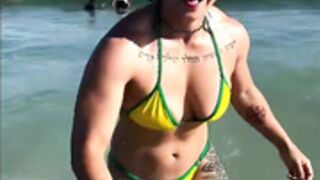 Brasilian fit baby larissa wild on vc