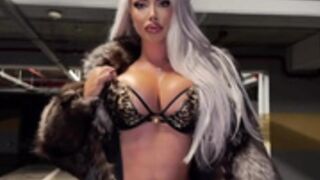Loredana Chivu Naked at the Parking