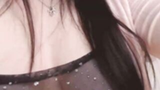 Alice Sweetmelons slipping her hit tits nipples public