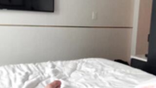 Angel Youngs Catches Stepbro Jerking And Gets Creampied