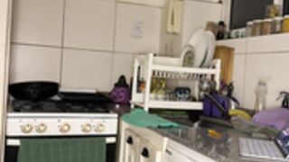 argentinian shemeka in the kitchen