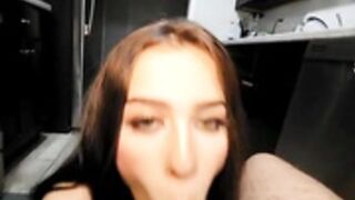 SophiaXJohn blowjob in kitchen