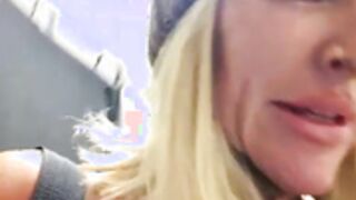 YourMommyBlair playing with his wet pussy in bathroom