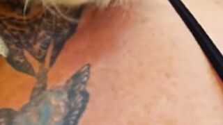 YourMommyBlair playing with his wet pussy in bathroom