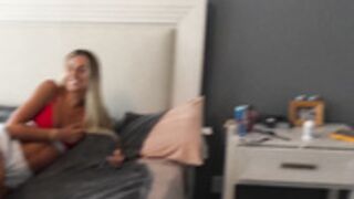 Ambie Bambii And Danielle Rose Share A Fat Cock
