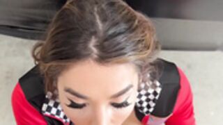 Amber Marie Blows And Rides A Cock