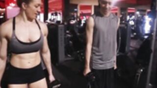 FBB Lauren Quinn gym domination