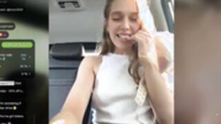 CUTIESHY SC modell in Uber, SHOW TITS RISKY!!!!