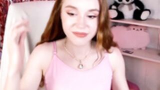 Mira licks her sweaty armpits after a long day