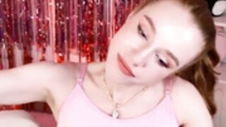 Mira licks her sweaty armpits after a long day