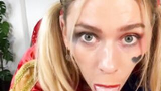 Harley Queen Wildhalli Pleasures A Cock